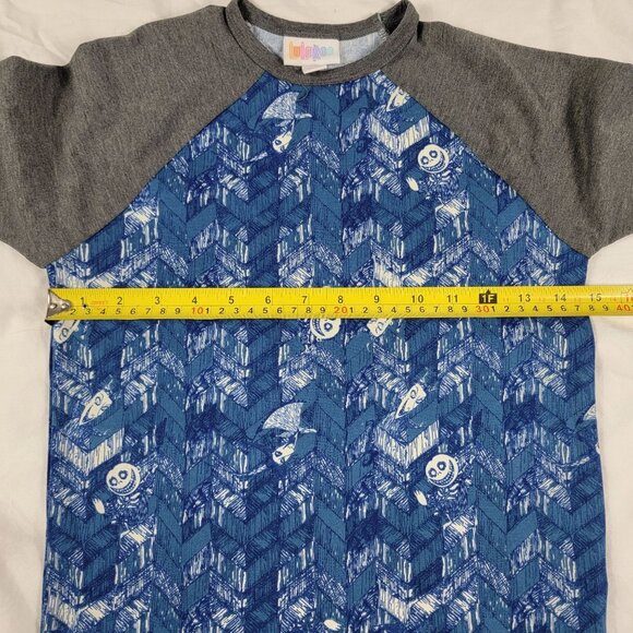LuLaRoe Kids 8 Blue Gray Shirt The Nightmare Before Christmas Causal Outdoors - Picture 4 of 7
